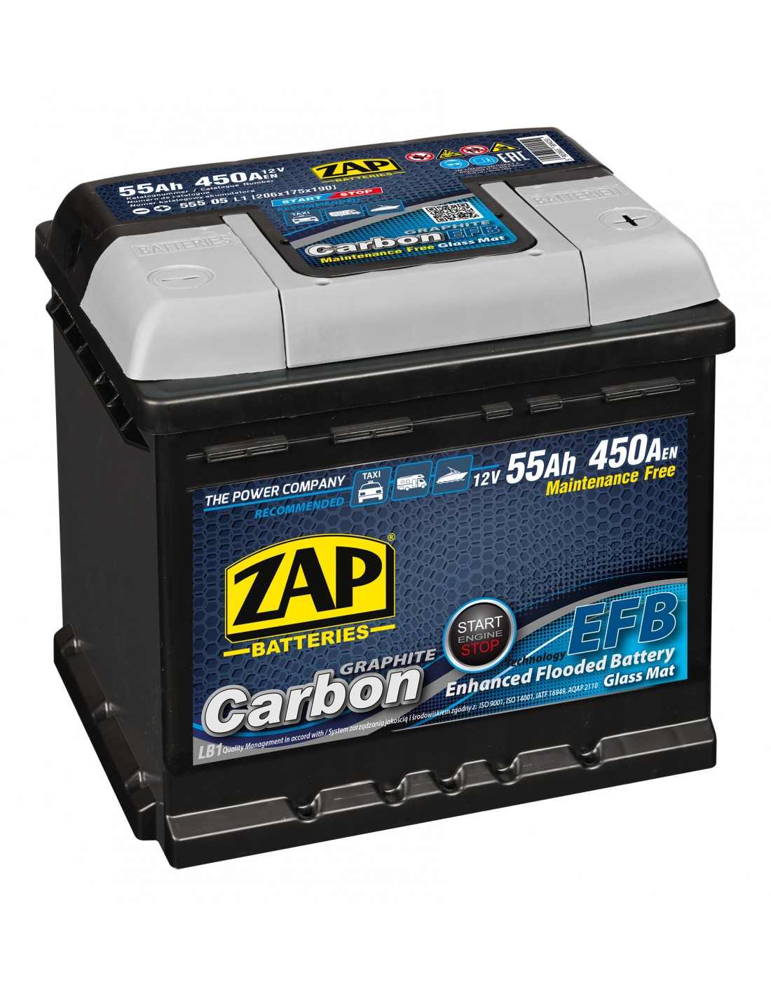 12V 55Ah 1