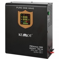 UPS CENTRALE TERMICE SINUS PUR 1000VA 700W 12V KEMOT URZ3410 borne externe